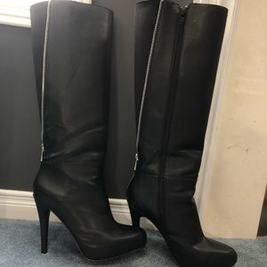 Aldo Black Knee High Boots